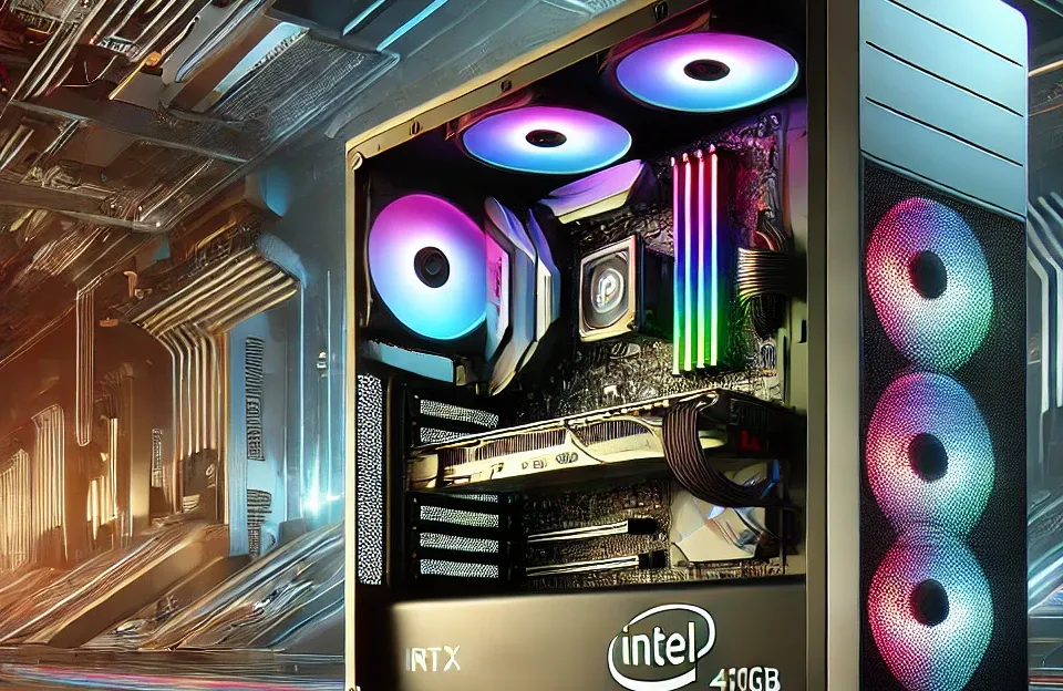 Monte seu PC: Intel i3-14100F, RTX 4060 8GB, 16GB, 480GB SSD