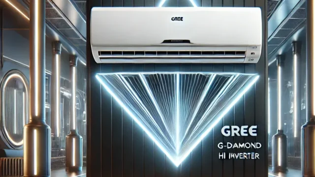 Ar Condicionado Split Hi Wall Inverter Gree G-Diamond 9000 BTU/h Quente e Frio CB497W24300 – 220 Volts