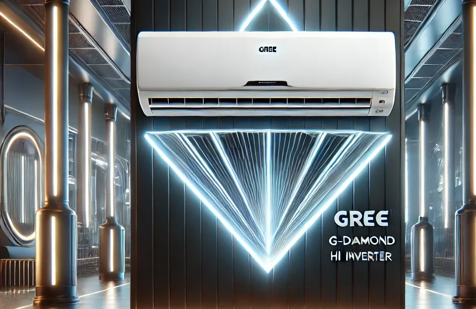 Ar Condicionado Split Hi Wall Inverter Gree G-Diamond 9000 BTU/h Quente e Frio CB497W24300 – 220 Volts