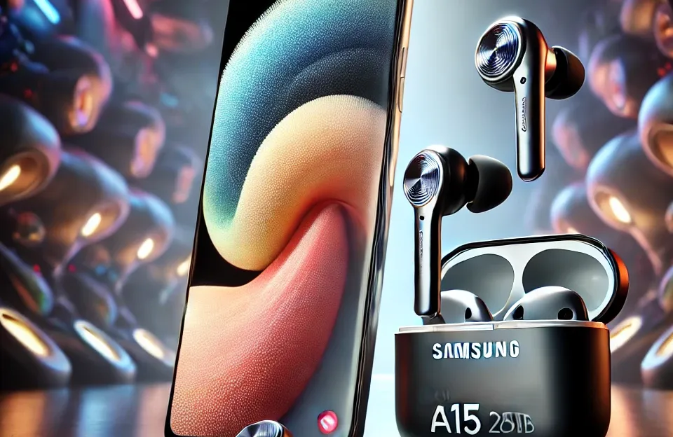 Samsung Combo Celular A15 LTE (256GB) + Galaxy Buds FE: Um Combo Poderoso para o Dia a Dia