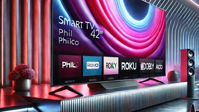 Smart TV Philco 42” com Roku e Dolby Audio