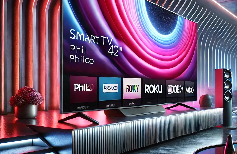 Smart TV Philco 42” com Roku e Dolby Audio