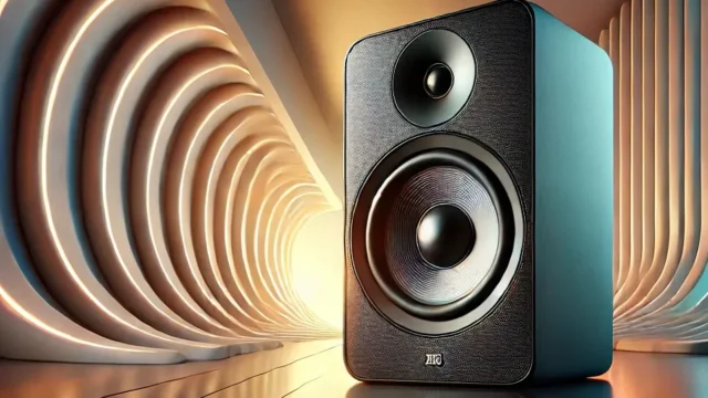 JBL Stage 250B Bookshelf 75W RMS com som estéreo potente