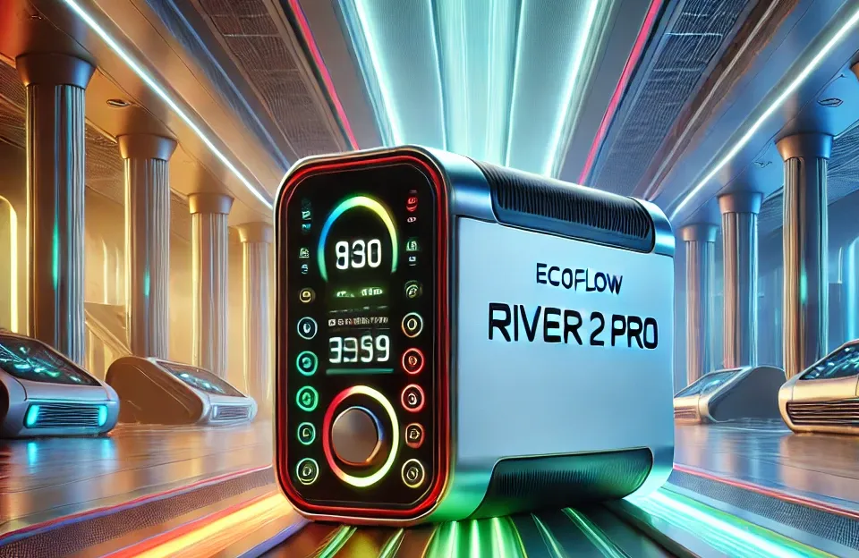 ECOFLOW Estação de Energia Portátil RIVER 2 Pro: Carregamento Rápido e Potência para Acampamentos e Uso Doméstico