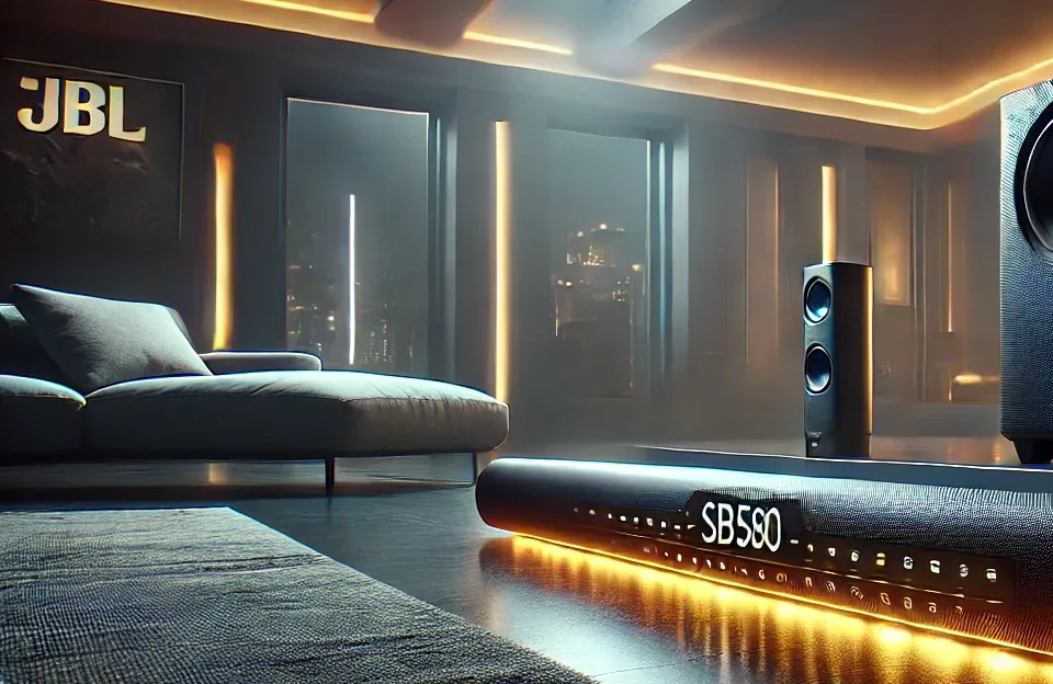 JBL Cinema SB580 3.1 Canais com Dolby Atmos e Subwoofer