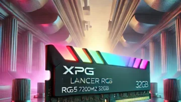 XPG Lancer RGB DDR5 7200MHz 32GB desempenho extremo