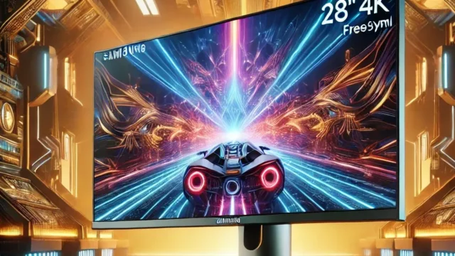 Monitor Samsung 28" 4K com FreeSync e HDMI