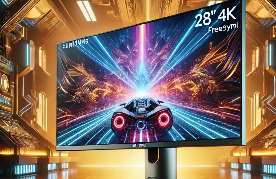 Monitor Samsung 28" 4K com FreeSync e HDMI