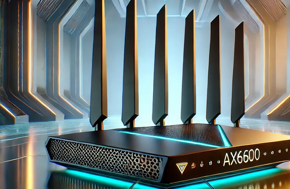 Roteador Gamer Wi-Fi 6 Tri-Band AX6600 com alta performance