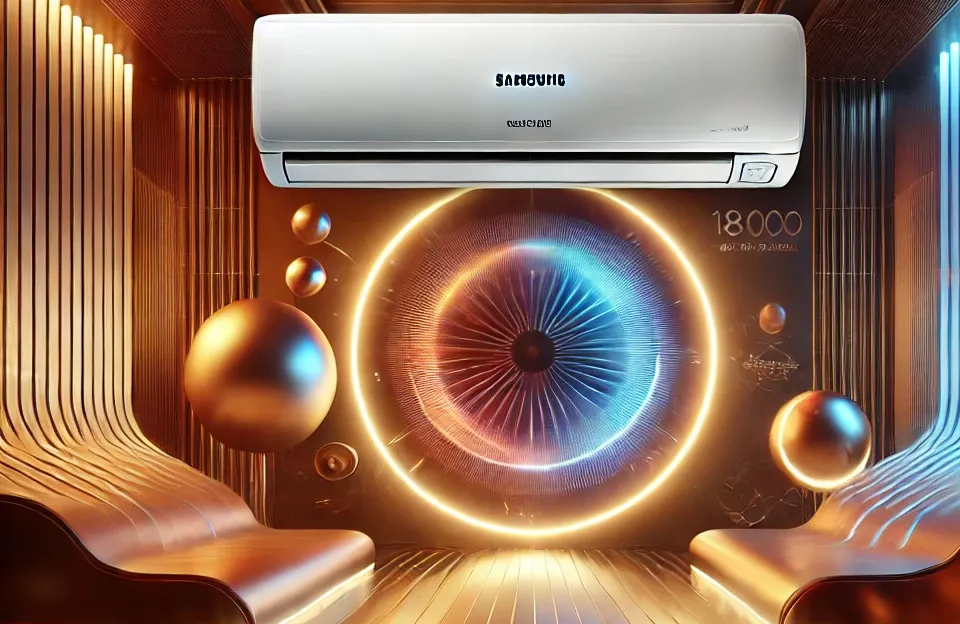 Ar-Condicionado Split Inverter 18000 BTUs Samsung Ultra High Wall Só Frio AR18BVHZCWKNAZ 220V: Eficiência e Conforto
