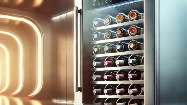 Adega Climatizada 24 Garrafas Eos Premium com Porta de Vidro e Inox: Conforto e Elegância para Seu Vinho