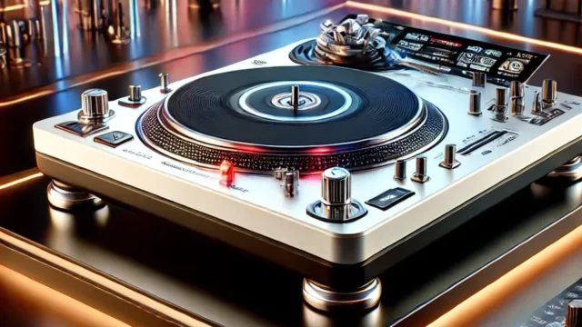 Pioneer DJ Plataforma Giratória PLX-500 Direct Drive - Branco: Desempenho e Qualidade Profissional