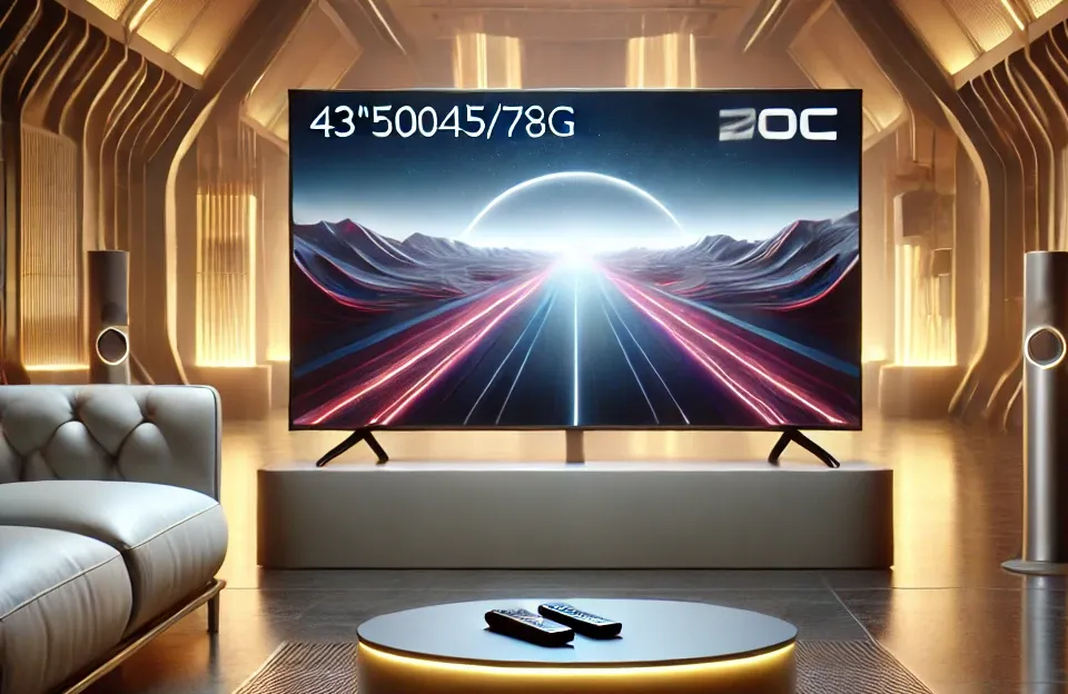 Smart TV 43" HD AOC Roku 43S5045/78G: Qualidade, Conectividade e Entretenimento na Palma da Sua Mão