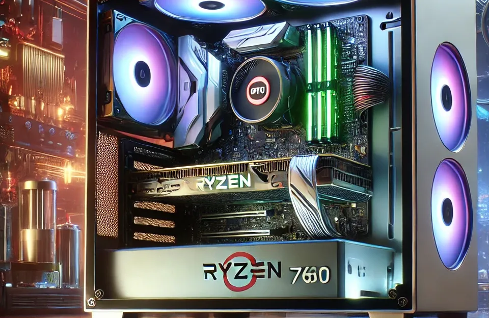 Monte seu PC: Ryzen 5 7600, RTX 4060, 16GB, 480GB SSD