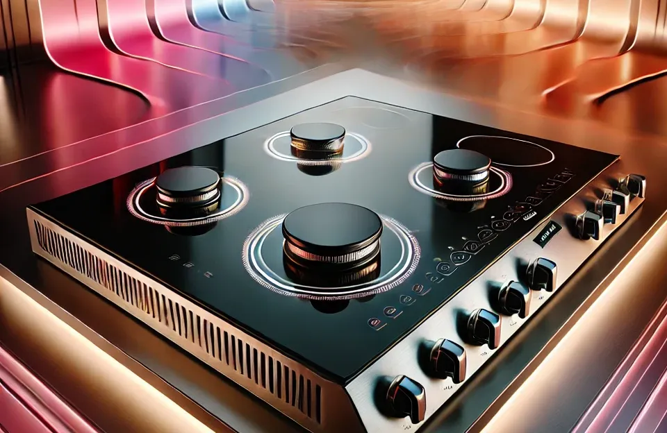 Cooktop Cook Chef 4 bocas com vidro temperado e acendimento automático