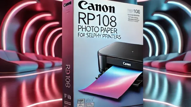Papel Canon RP108 para Impressora Selphy – Qualidade profissional em casa