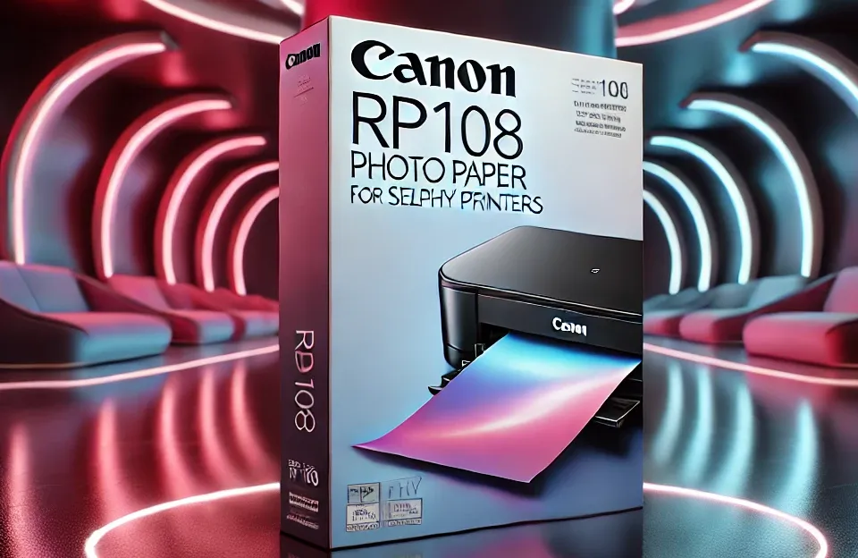 Papel Canon RP108 para Impressora Selphy – Qualidade profissional em casa