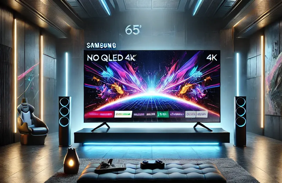 Samsung AI Gaming TV 65" Neo QLED 4K 65QN90D 2024 + Music Frame Combo: Tecnologia e Performance em Um Só Produto