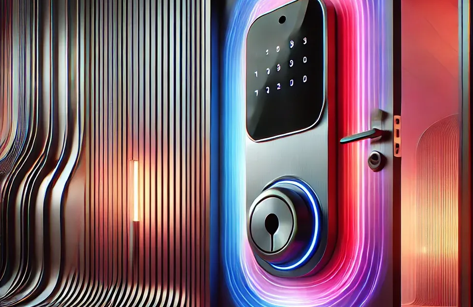 Fechadura Eletrônica Kuanttum Kappa com biometria e segurança smart