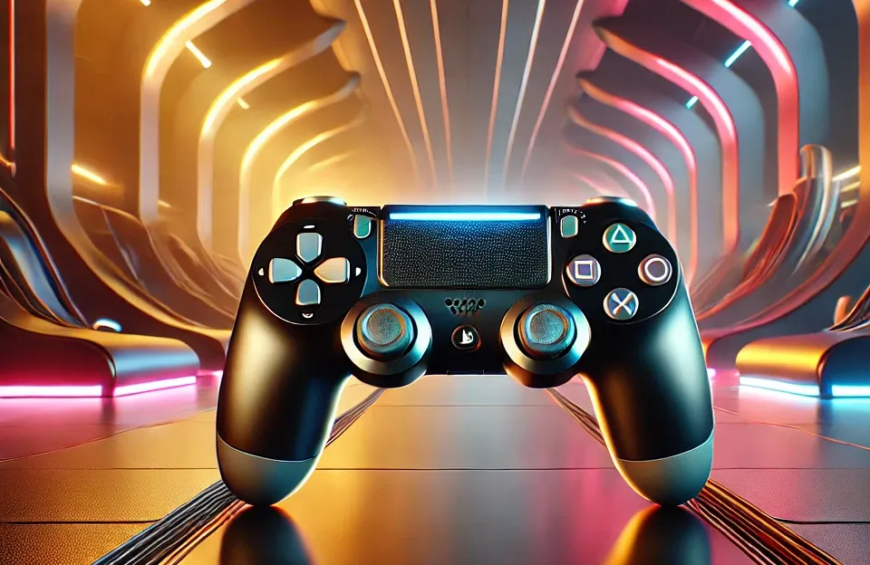 Controle DualSense com resposta tátil e microfone