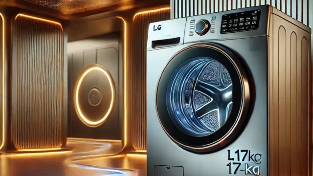 Lava e Seca Smart LG 17kg Aço Escovado com Conectividade Wi-Fi ThinQ - WD17SV2S6BA
