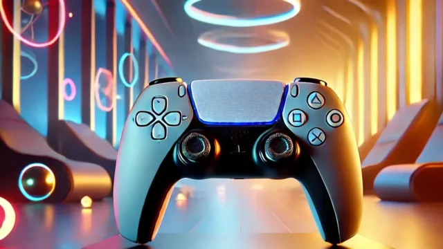 Controle DualSense PlayStation 5 com resposta tátil e gatilhos adaptáveis