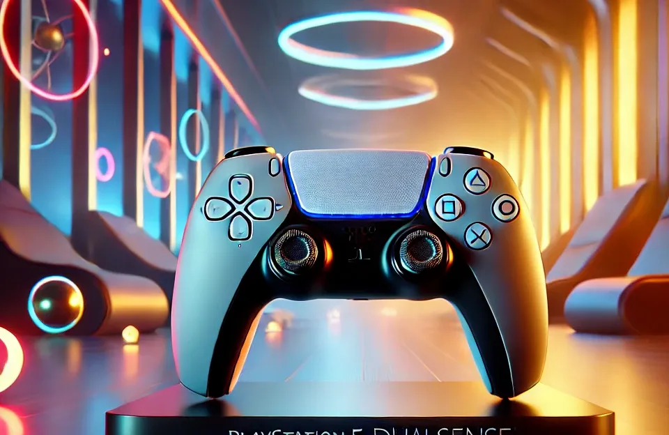 Controle DualSense PlayStation 5 com resposta tátil e gatilhos adaptáveis