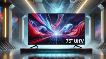 Smart TV QLED 75" 4K UHD Samsung Q70C - Alexa built in, Modo Game, Som em Movimento