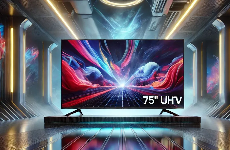 Smart TV QLED 75" 4K UHD Samsung Q70C - Alexa built in, Modo Game, Som em Movimento