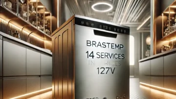 Lava-louças Brastemp Gourmand 14 Serviços Inox BLB14GR - 127v: Capacidade e Desempenho Impecáveis