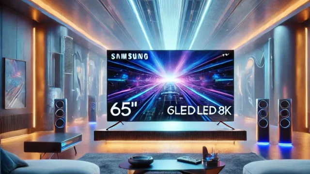 Samsung Smart TV 65" Neo QLED 8K 65QN800D: Qualidade de Imagem Incrível com Processador AI e Upscaling 8K