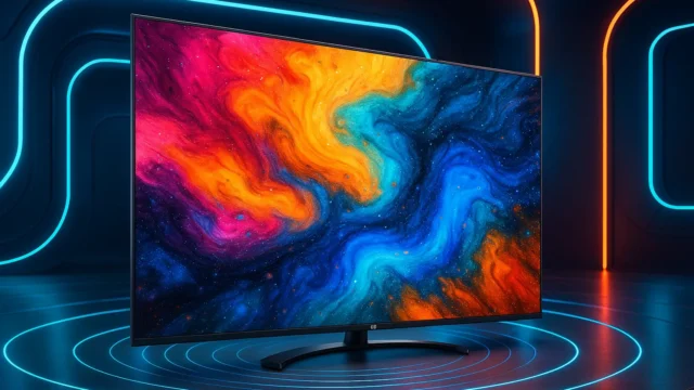 Smart TV LG QNED 75" com 120Hz e Processador α8 AI