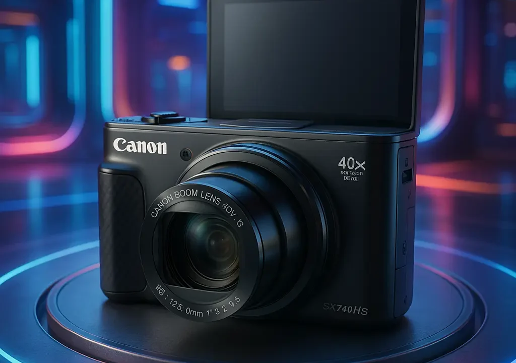 Canon PowerShot SX740: Zoom Óptico de 40x e Vídeo 4K em uma Câmera Compacta