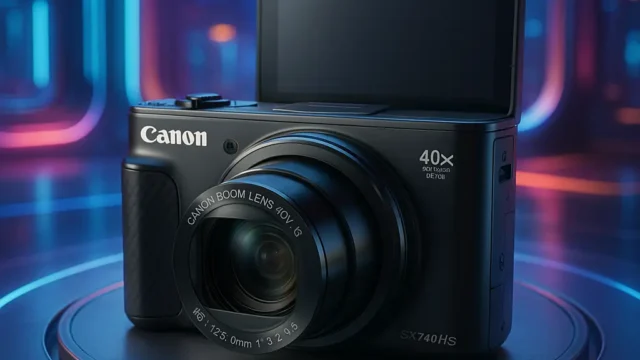 Canon PowerShot SX740: Zoom Óptico de 40x e Vídeo 4K em uma Câmera Compacta