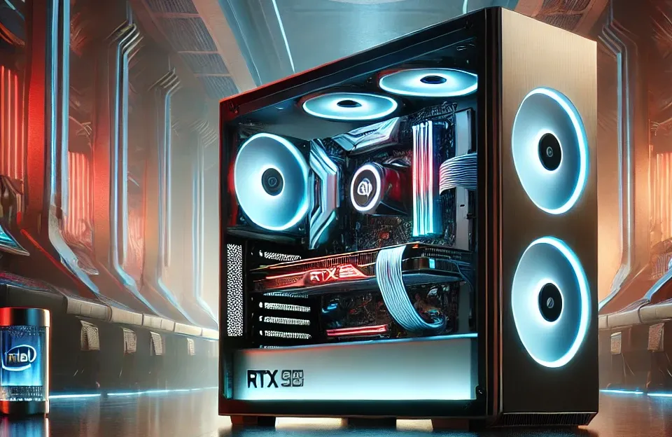 Monte seu PC: Intel i5-14400F, RTX 4060 8GB, 16GB DDR4, 480GB SSD