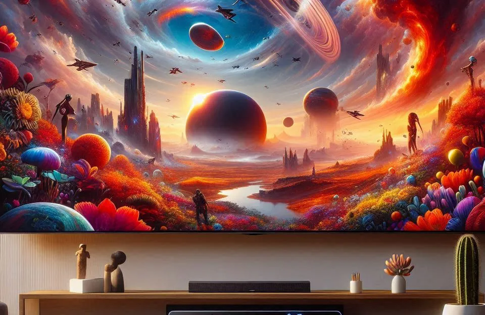 Smart TV LG OLED55G4 com Processador α11 e Painel 144Hz