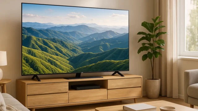 Samsung Smart Big TV 85DU8000: Imersão Total com 85” e Crystal UHD 4K