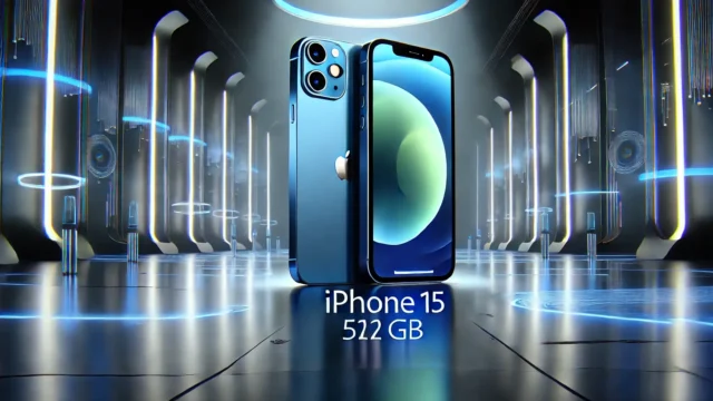 Apple iPhone 15 (512 GB) — Azul: Design Inovador, Potência e Câmera de Alta Resolução