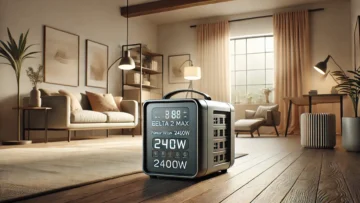 EF ECOFLOW DELTA 2 Max: Estação de Energia Portátil 2400W para Backup Doméstico