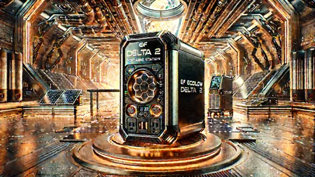 EF ECOFLOW Estação de Energia Portátil DELTA 2: Energia Rápida e Durável