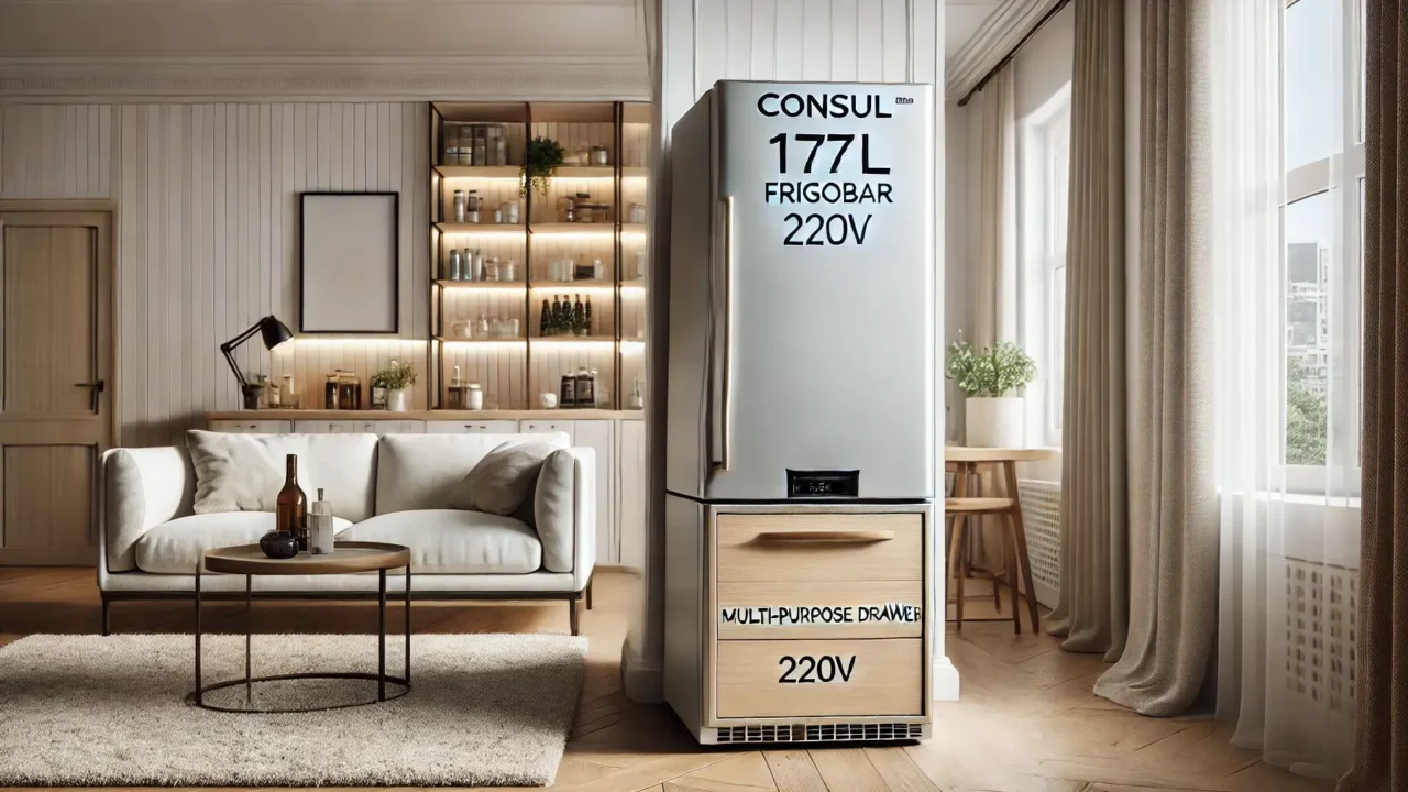 Frigobar Consul 117 Litros com Gaveta Multiuso - CRC12CB 220V