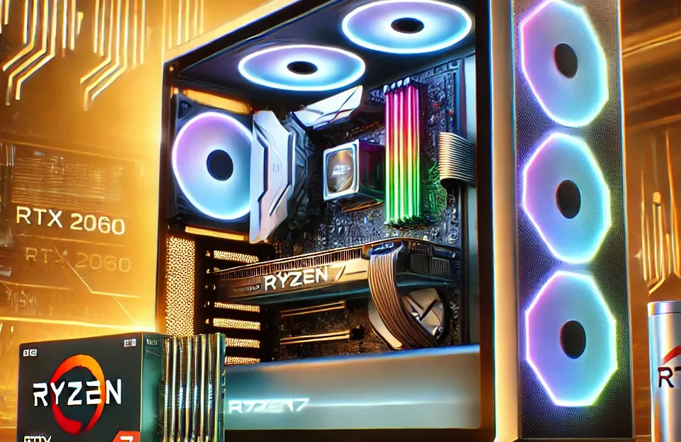 Monte seu PC: Ryzen 7 5700, RTX 2060, 16GB, 480GB SSD