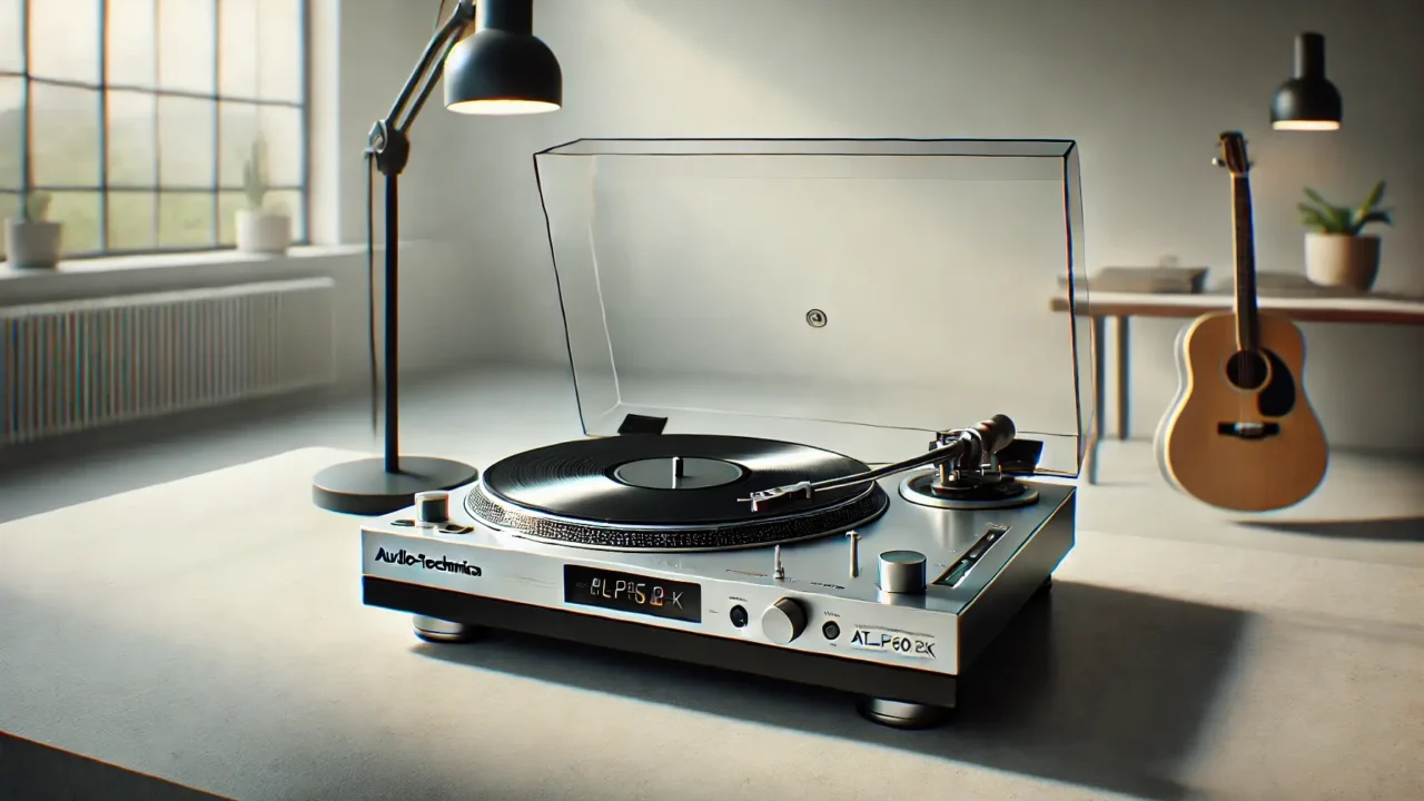 Toca-Discos Vinil Audio-Technica AT-LP60X-BK: Automático, Alta Qualidade e Praticidade
