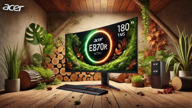 Monitor Gamer Acer Nitro ED270R 27” Curvo - 180Hz 1ms HDR10