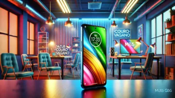 Smartphone Moto G84 5G 16GB RAM Boost 256GB Azul - Couro Vegano