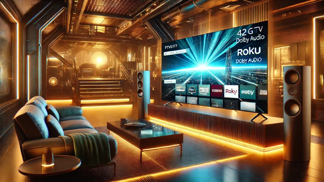 Smart TV 42” Philco PTV42G6FR2CPF Roku TV LED Dolby Áudio