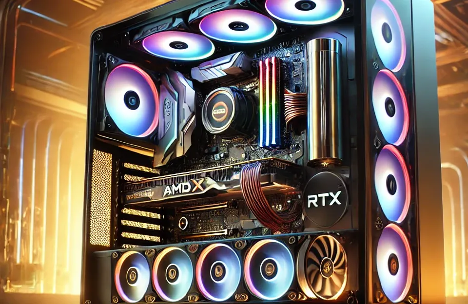 Monte seu PC: AMD Ryzen 7 7700X, RTX 4070 Ti, 32GB DDR5, 1TB SSD