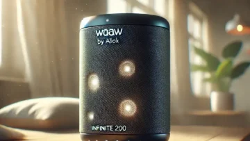 WAAW by ALOK Caixa de Som INFINITE 200 Bluetooth: Potência e LED Dinâmico