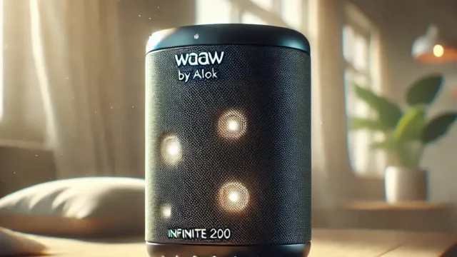 WAAW by ALOK Caixa de Som INFINITE 200 Bluetooth: Potência e LED Dinâmico