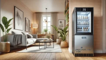 Frigobar Eos 88 Litros Duplex Inox EFB140DI 110V